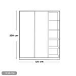 MDF Wood Cabinet - WAF-056 - Image 2
