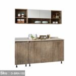 Two piece kitchen made of high quality MDF wood - O-SRH-132 - Image 2