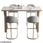 Turkish marble bar set - MSC-444 - 45cmX88cm - Image 2