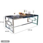 Stainless Steel Coffee Table - ORX-001 - Image 3