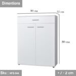 High-quality MDF wooden shoe rack - HFS-044 - Image 2