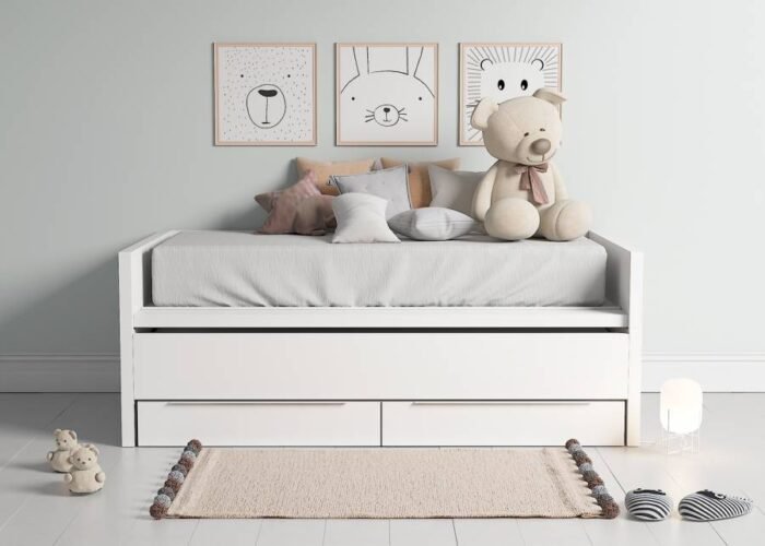 Compact with sliding and 2 drawer base - Image 1