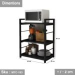 Electrostatic paint metal kitchen storage unit -MTC-153 - Image 3