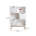 High quality MDF wood bookcase - OSM-446 - Image 3