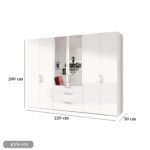 High-quality MDF wooden cabinet - KYN-103 - Image 3