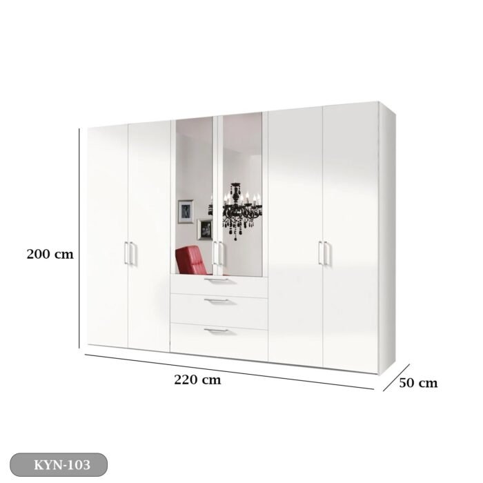 High-quality MDF wooden cabinet - KYN-103 - Image 3
