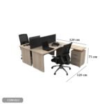 Spanish MDF doubwood workstation - CEM-012 - Image 2
