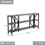 Electrostatic painted metal console - MTC-126 - Image 3