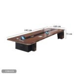 Meeting tab- 240x120 - Spanish MDF wood with metal chassis - CEM-059 - Image 3