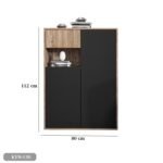 MDF wooden cabinet with melamine layer - KYN-136 - Image 3