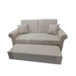 Manx 2-Seater Sofa Bed - Red Beech Wood - HST-089 - Image 4