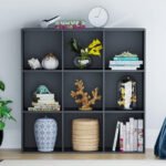 Black MDF bookcase - 97x97x29 cm - OSM-537 - Image 3