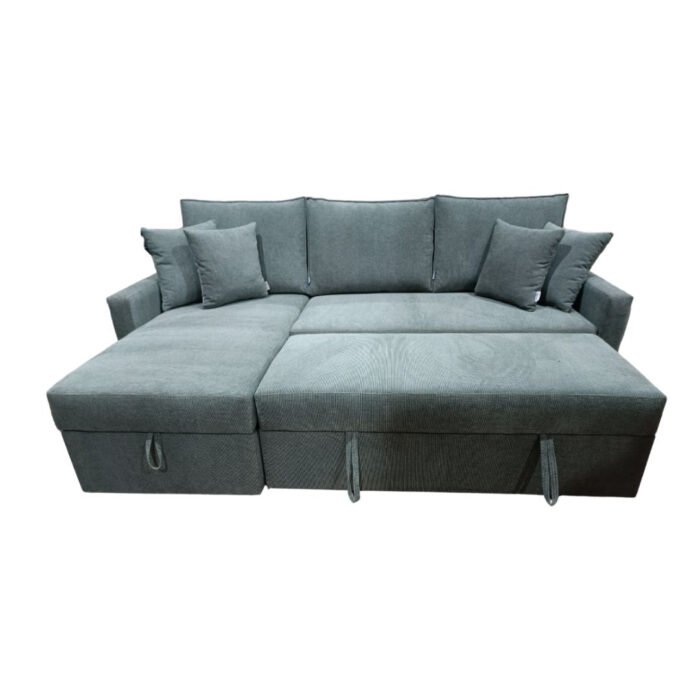 Manx sofa, 2 seater, bed and storage drawer - red beech wood - HST-036 - Image 4