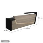 Reception desk - Reception Counter - Spanish MDF wood - CEM-074 - Image 3
