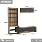 High quality MDF wood TV unit - OUBE-067 - Image 3
