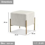 Musk wood and MDF and steel sofa - BDF-091 - Image 3