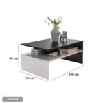 Coffee table - high quality MDF wood - WAF-091 - Image 3
