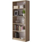 Beige MDF Bookcase - 180x80x30 cm - OSM-527 - Image 3