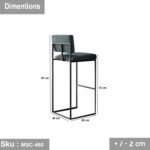 Metal Bar Chair - MSC-460 - Image 3