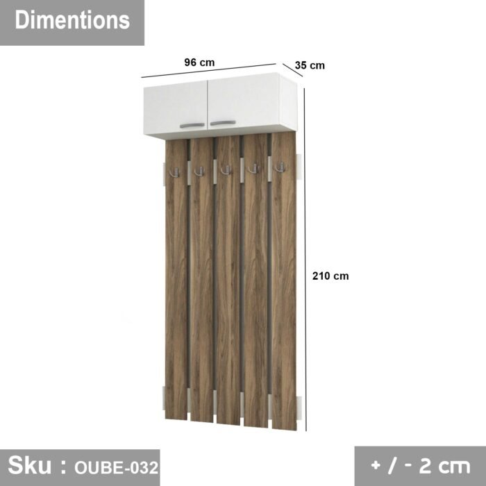 High quality MDF wood clothes rack - OUBE-032 - Image 3