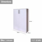 High-quality MDF wooden shoe rack - OTR-001 - Image 3