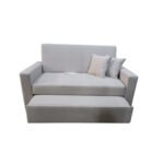 Manx 2-Seater Sofa Bed - Red Beech Wood - HST-084 - Image 4