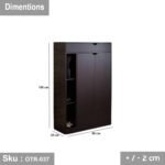 High-quality MDF wooden shoe rack - OTR-037 - Image 3