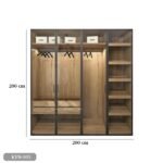 MDF wood dressing with melamine layer - KYN-105 - Image 3