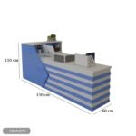 Reception desk - Reception Counter - Spanish MDF wood - CEM-070 - Image 3