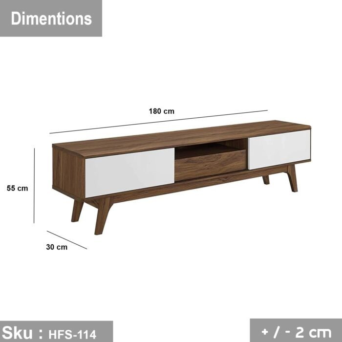 High quality MDF wood TV table - HFS-114 - Image 3