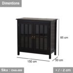 Beech wood buffet and counter - OHA-089 - Image 3