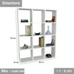 High quality MDF wood bookcase - OUBE-080 - Image 3
