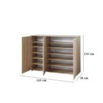 High quality MDF wooden shoe cabinet - KYN-134 - Image 3