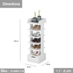 High-quality MDF wooden shoe rack - O-SRH-114 - Image 3