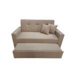 Manx 2-Seater Sofa Bed - Red Beech Wood - HST-066 - Image 3