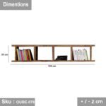 High quality MDF wood wall shelves - OUBE-078 - Image 3