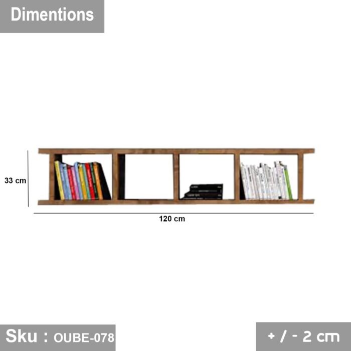 High quality MDF wood wall shelves - OUBE-078 - Image 3
