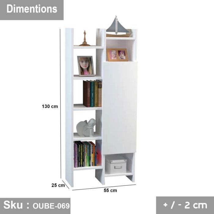 High quality MDF wood bookcase - OUBE-069 - Image 3
