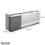 Reception desk - Reception Counter - Spanish MDF wood - CEM-076 - Image 3