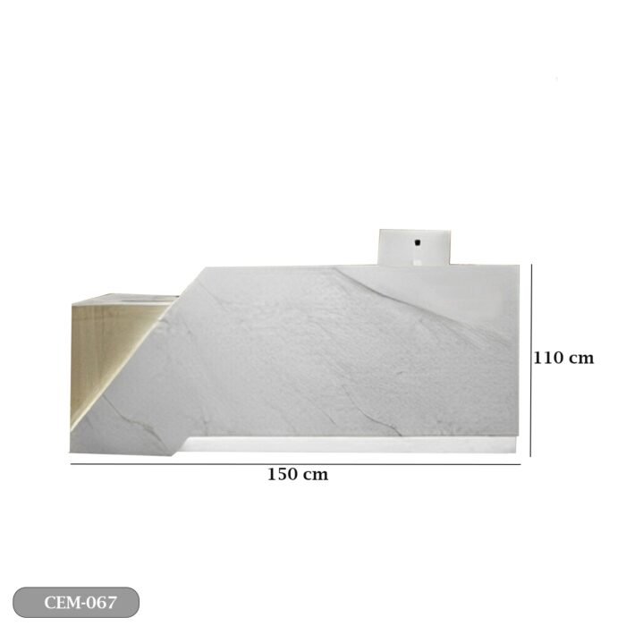 Reception desk - Reception Counter - Spanish MDF wood - CEM-067 - Image 3