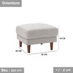 MDF and Beech Wood Buffet - BDF-075 - Image 3