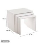 Side table MDF wood - WAF-040 - Image 3