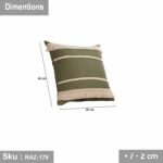 Set of 4 linen cushions - RAZ-179 - Image 3