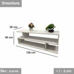 Clarisse TV unit 120 * 45 MDF wood - Image 3
