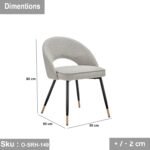 Wooden dining set - O-SRH-149 - Image 3