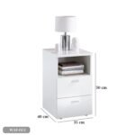 Modern MDF Wood Commode - WAF-013 - Image 3