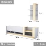 High quality MDF wood TV unit - OUBE-068 - Image 3