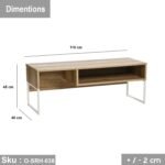 High quality MDF wood TV table - O-SRH-038 - Image 3