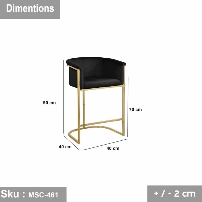 Metal Bar Chair - MSC-461 - Image 3