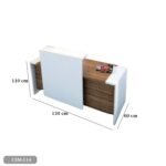 Reception desk - Reception Counter - Spanish MDF wood - CEM-114 - Image 3